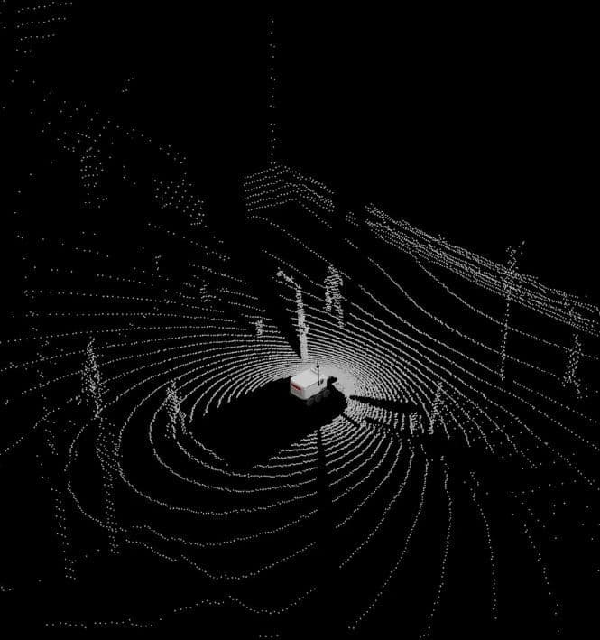 Zipp Robot with LIDAR visualization